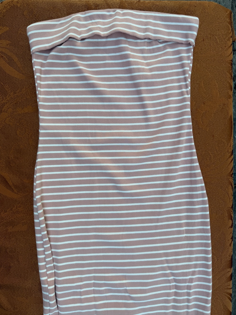 2 PrettyGardén Striped Strapless Dress Bundle - Dusty Pink&White/Black&White - Picture 3 of 5